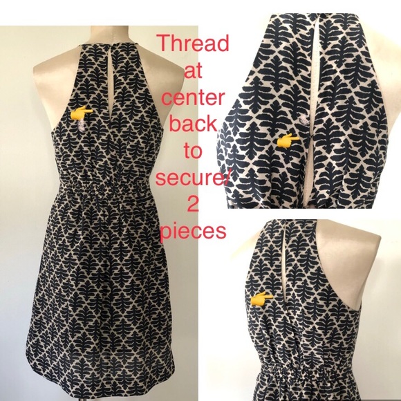 Madewell Silk Dress Ikat Floral Daylight 0 C5228 - Picture 6 of 8